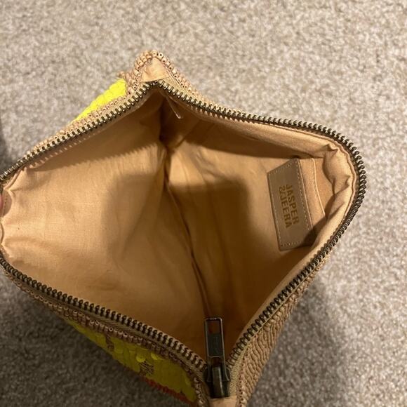 Jasper & Jeera Gold & Multicolored Beaded Clutch Bag - Picture 8 of 8